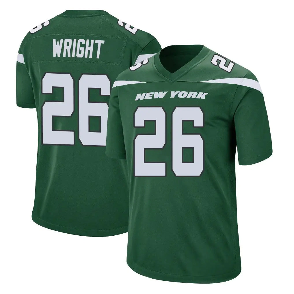 CAdoa NY.Jets #26 Nahshon Wright Player Green Home Game Stitched Jerseys