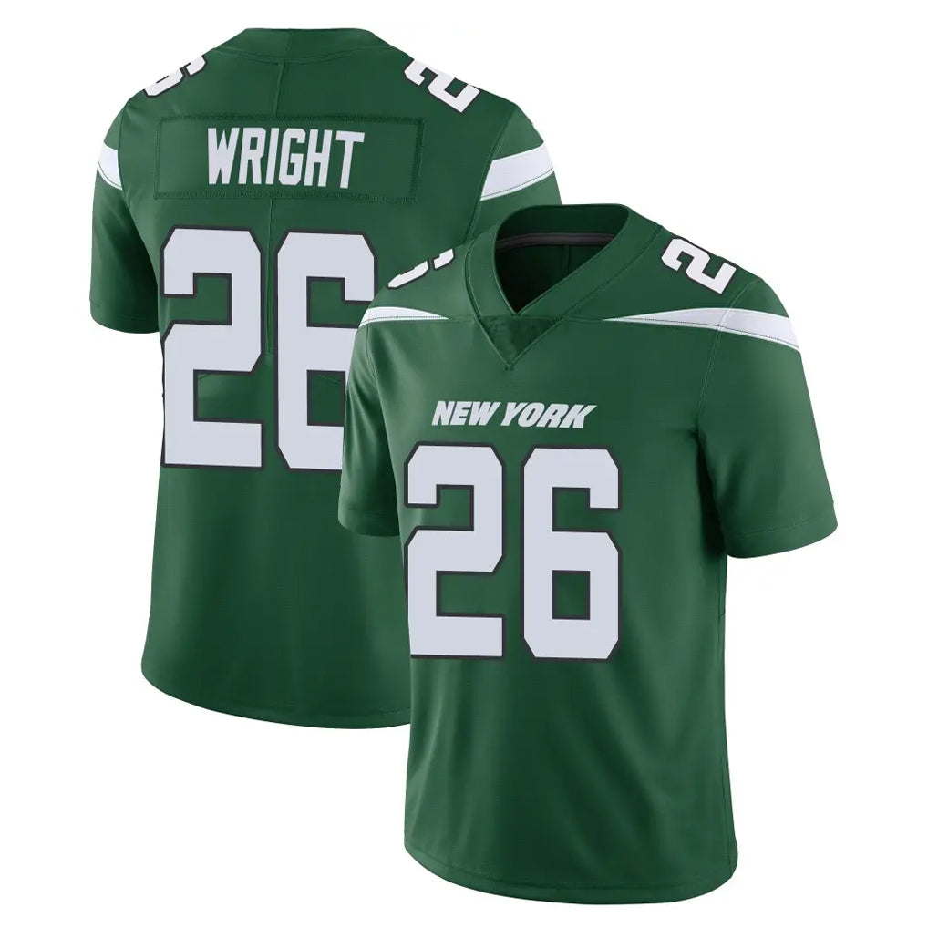 CAdoa NY.Jets #26 Nahshon Wright Player Green Limited Vapor Home Game Stitched Jerseys