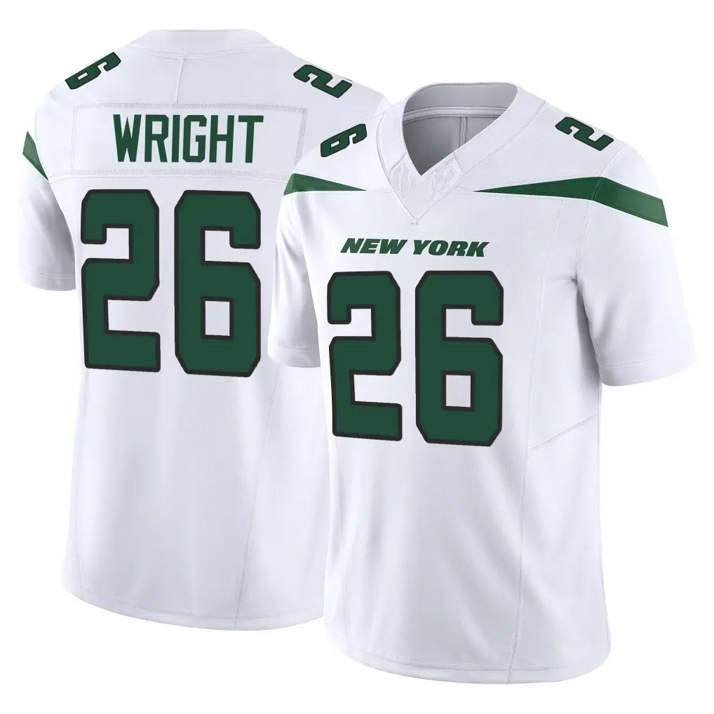 CAdoa NY.Jets #26 Nahshon Wright Player White Limited Vapor F.U.S.E. Home Game Stitched Jerseys