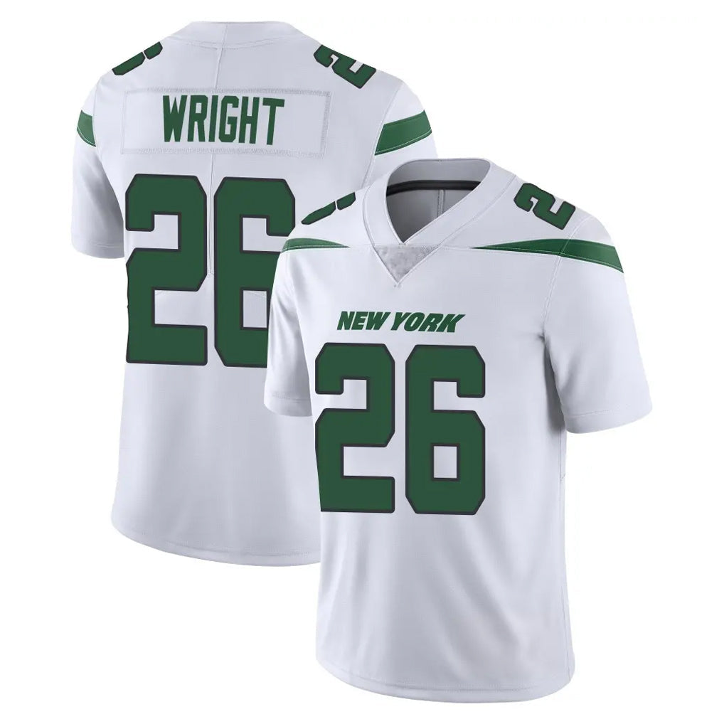 CAdoa NY.Jets #26 Nahshon Wright Player White Spotlight Limited Vapor Home Game Stitched Jerseys