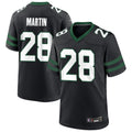 CAdoa NY.Jets #28 Curtis Martin Player Black Home Game Stitched Jerseys