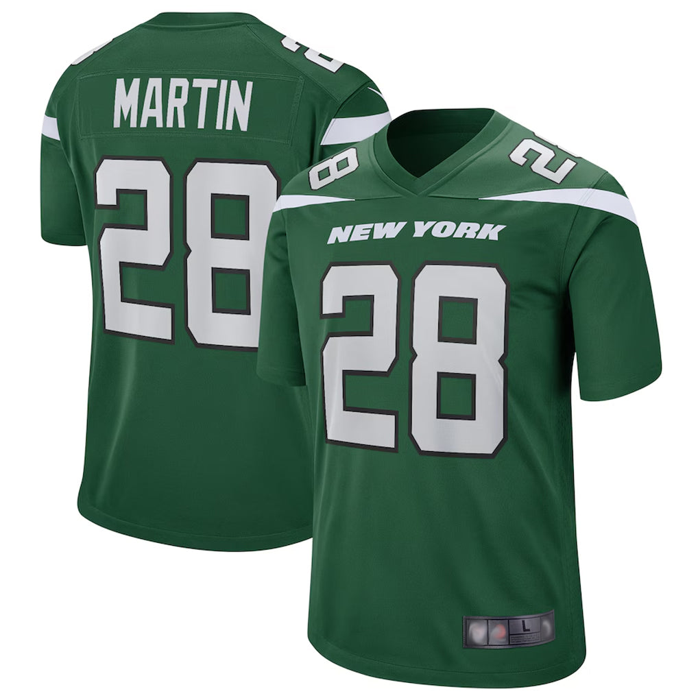 CAdoa NY.Jets #28 Curtis Martin Player Green Game Stitched Jerseys