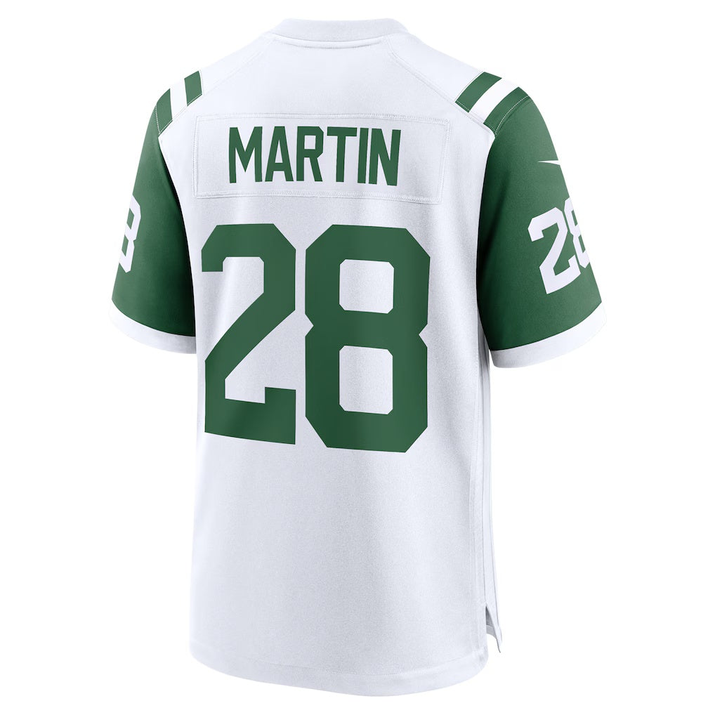 CAdoa NY.Jets #28 Curtis Martin White Retired Player Alternate Game Stitched Jerseys