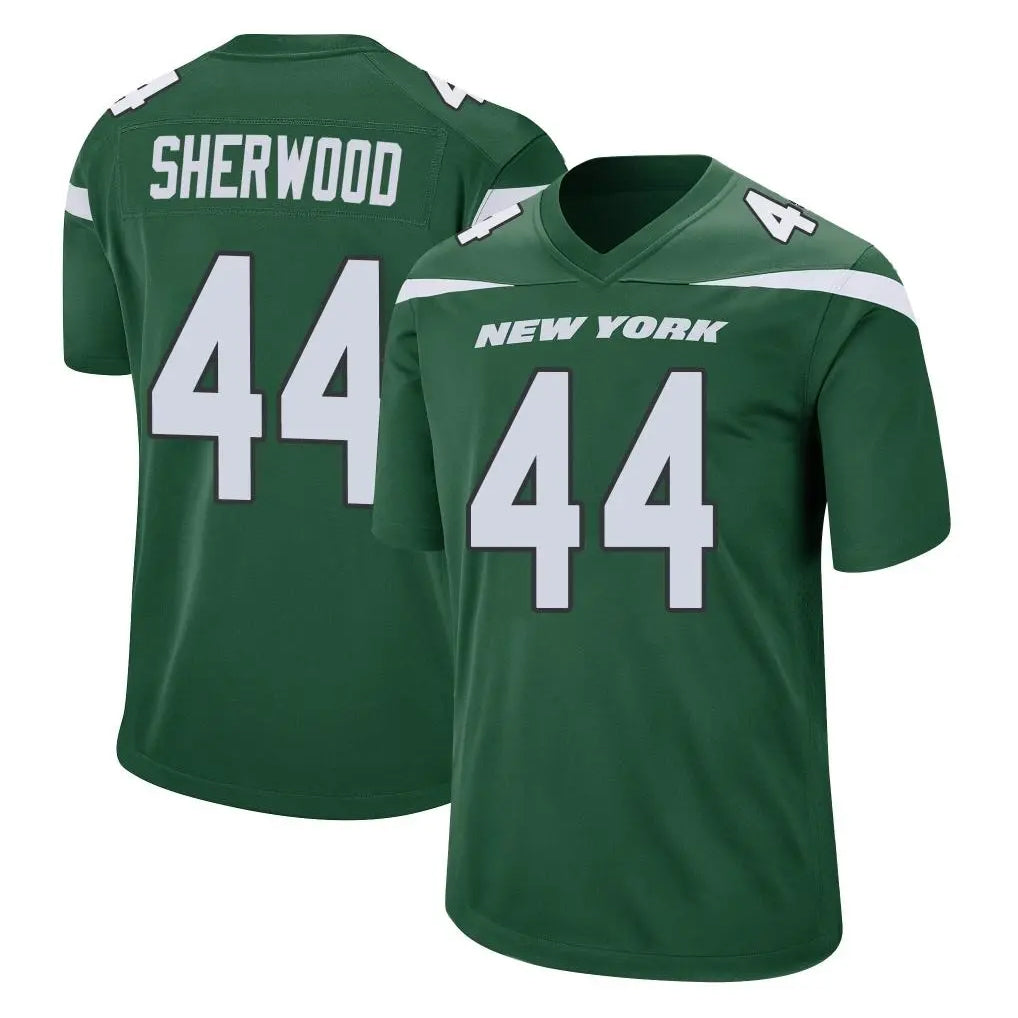 CAdoa NY.Jets #44 Jamien Sherwood Player Green Home Game Stitched Jerseys
