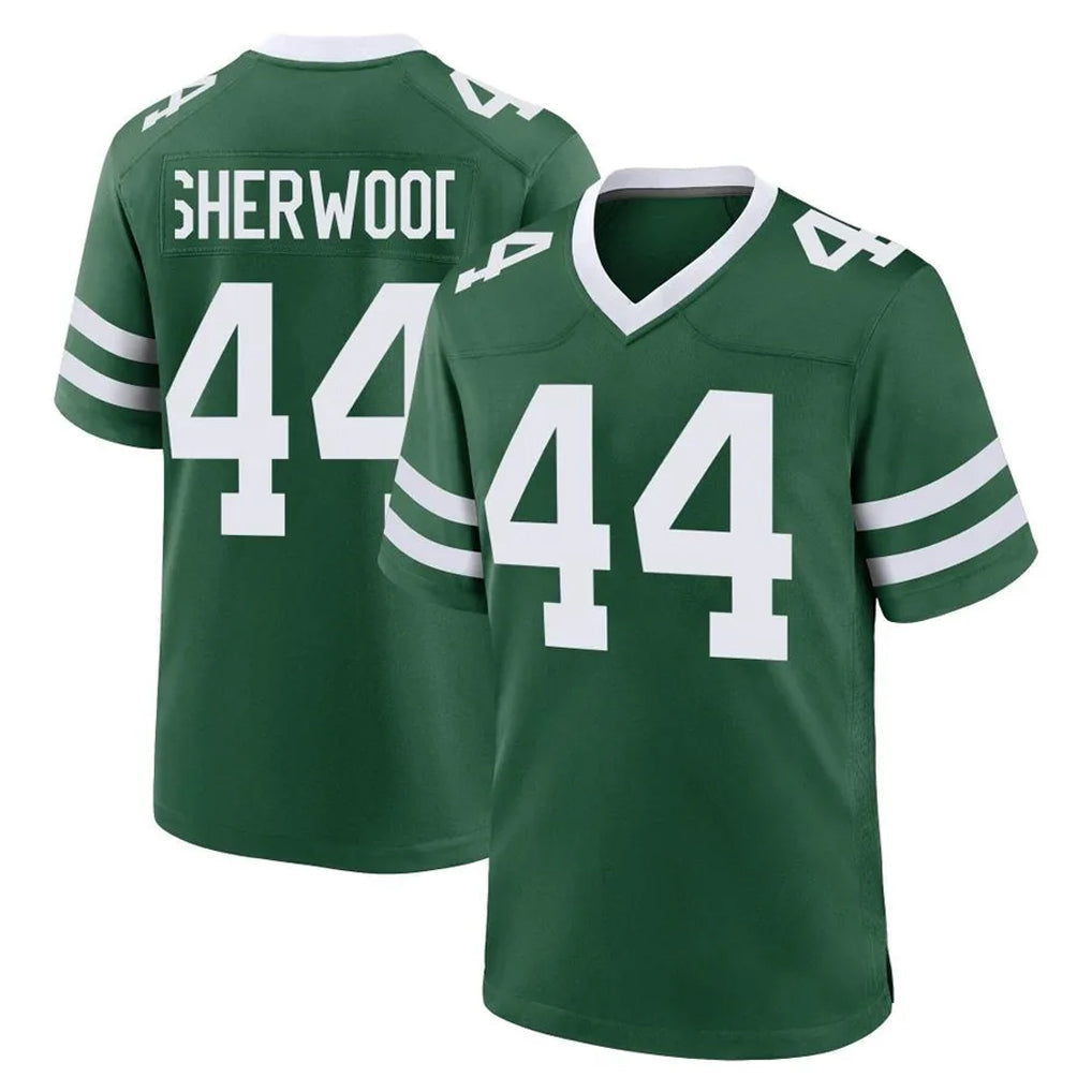 CAdoa NY.Jets #44 Jamien Sherwood Player Green Legacy Home Game Stitched Jerseys
