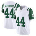 CAdoa NY.Jets #44 Jamien Sherwood Player White Limited Classic Vapor F.U.S.E. Home Game Stitched Jerseys