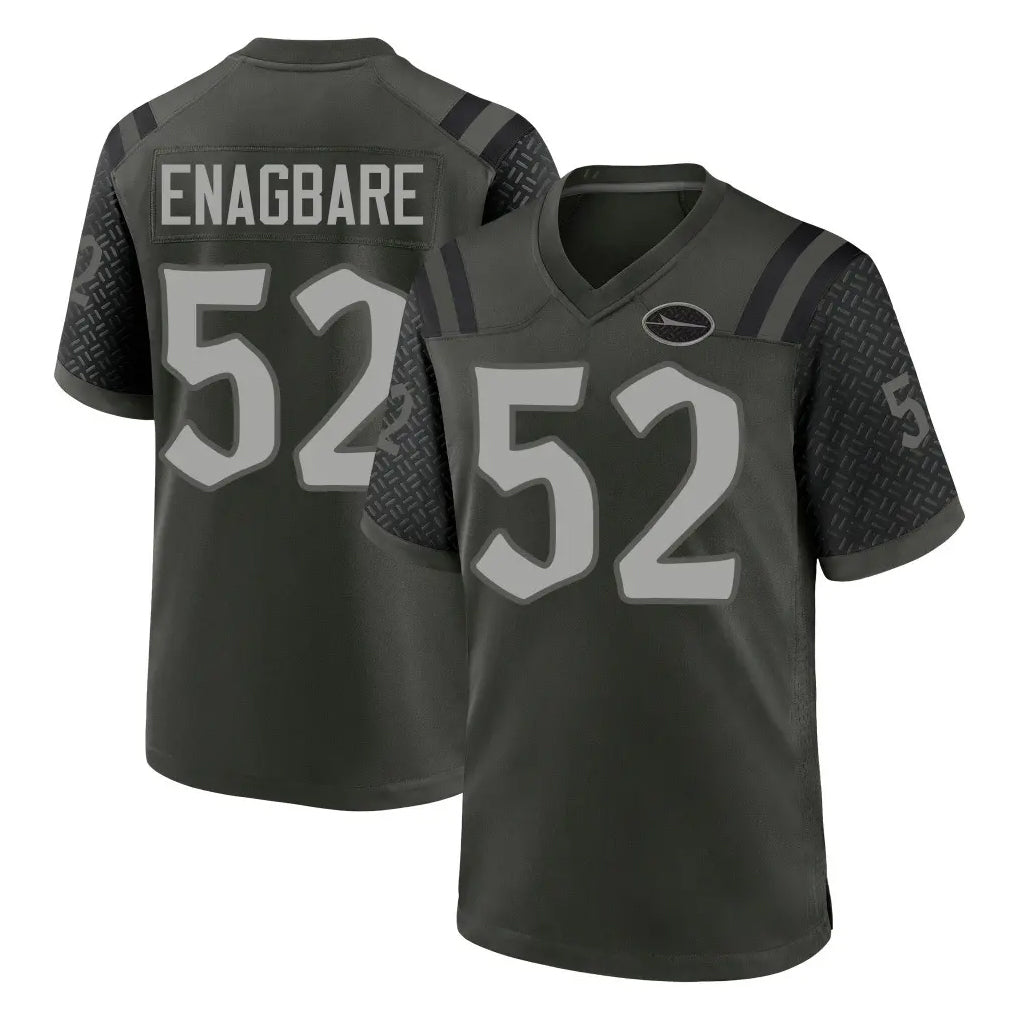 CAdoa NY.Jets #52 Kingsley Enagbare Player Green 2025 Rivalries Collection Home Game Stitched Jerseys