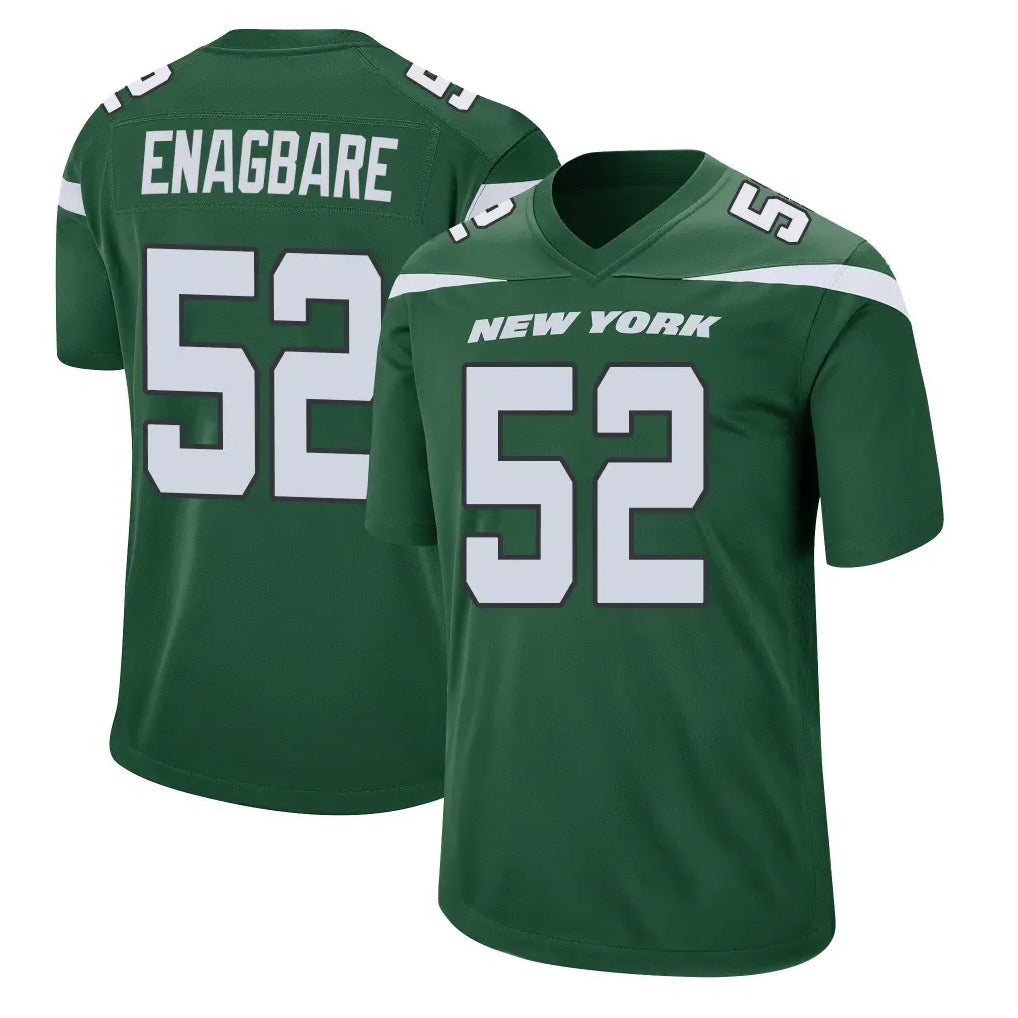 CAdoa NY.Jets #52 Kingsley Enagbare Player Green Home Game Stitched Jerseys