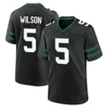 CAdoa NY.Jets #5 Garrett Wilson Player Black Legacy Home Game Stitched Jerseys