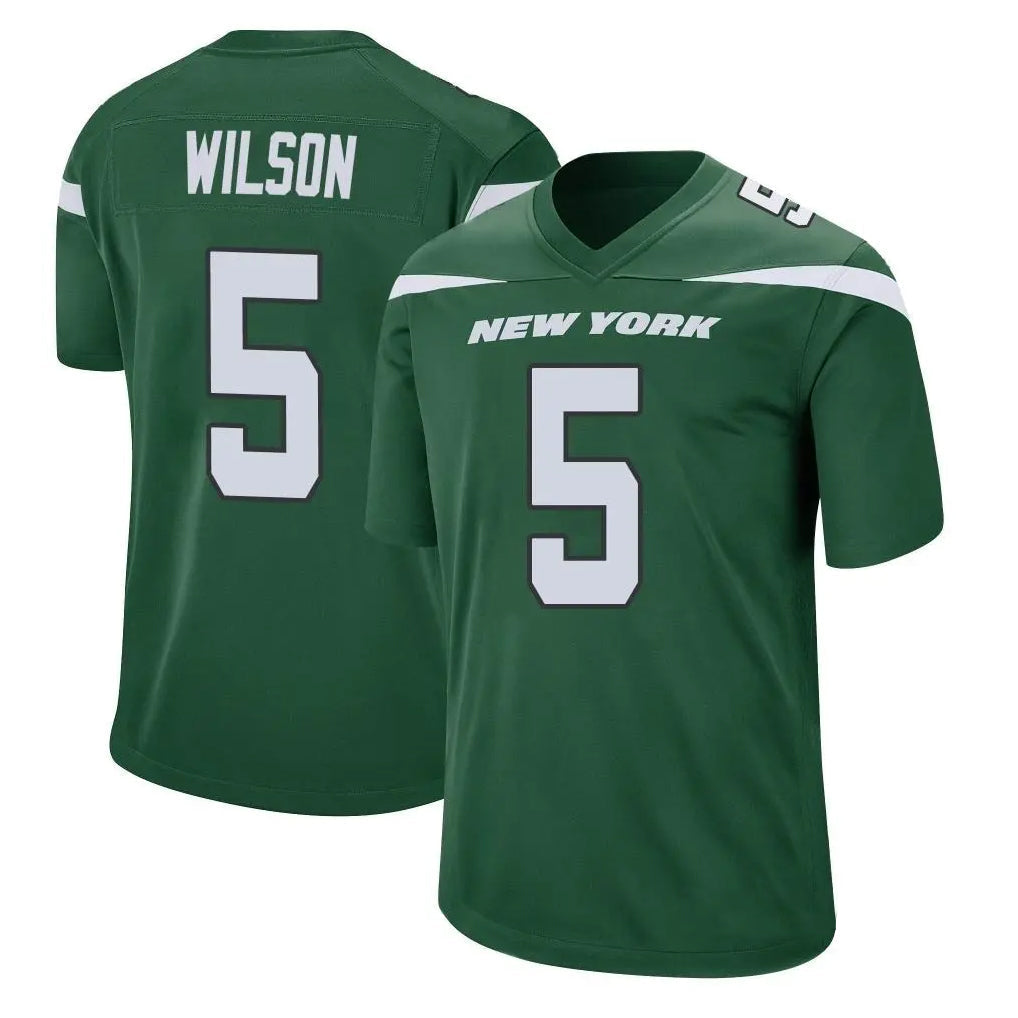 CAdoa NY.Jets #5 Garrett Wilson Player Green Game Stitched Jerseys
