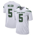 CAdoa NY.Jets #5 Garrett Wilson Player White Spotlight Home Game Stitched Jerseys