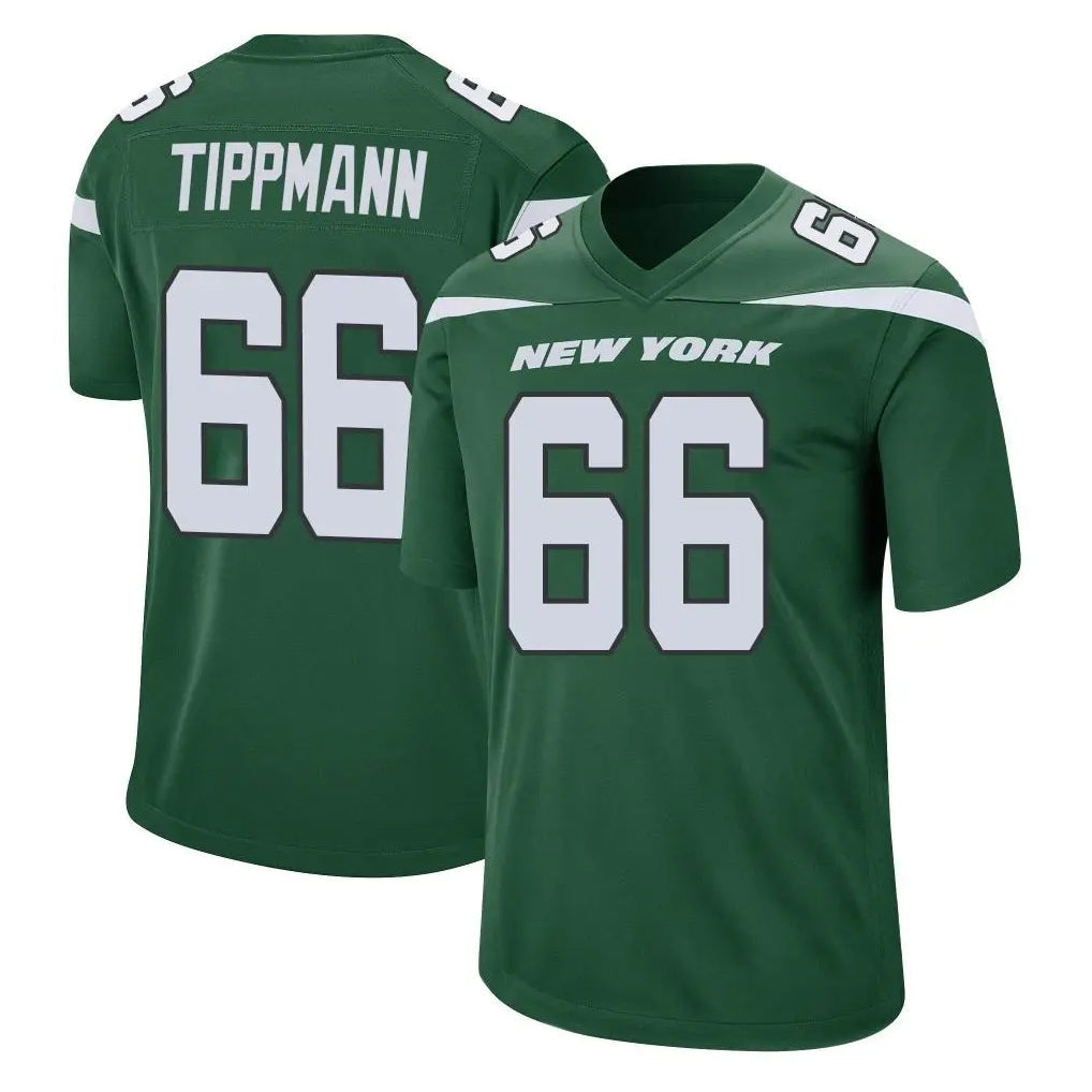 CAdoa NY.Jets #66 Joe Tippmann Player Green Home Game Stitched Jerseys