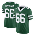 CAdoa NY.Jets #66 Joe Tippmann Player Green Legacy Limited Vapor F.U.S.E. Home Game Stitched Jerseys