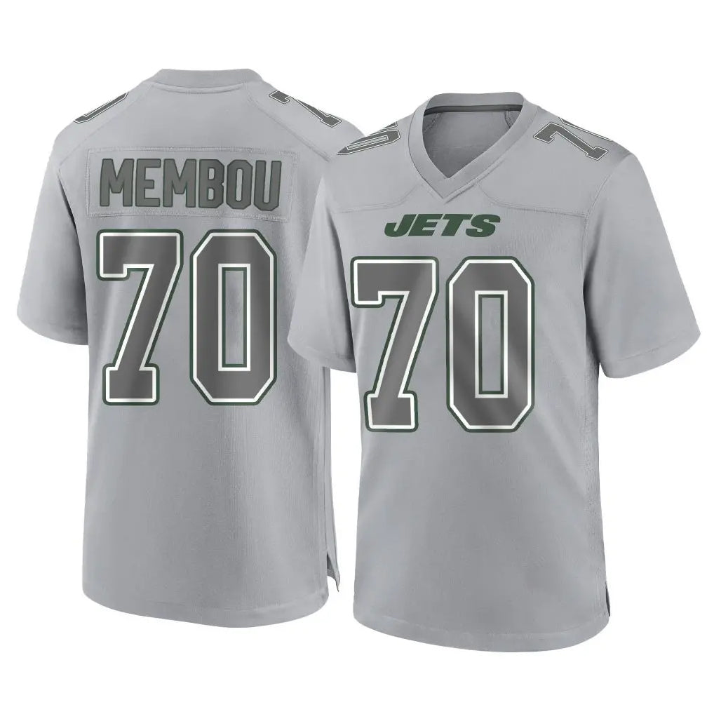 CAdoa NY.Jets #70 Armand Membou Player Gray Limited Atmosphere Fashion Home Game Stitched Jerseys