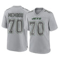 CAdoa NY.Jets #70 Armand Membou Player Gray Limited Atmosphere Fashion Home Game Stitched Jerseys