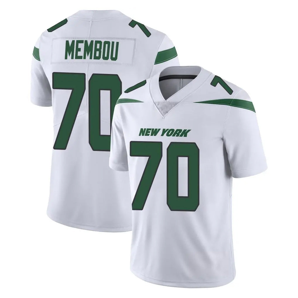 CAdoa NY.Jets #70 Armand Membou Player White Spotlight Limited Vapor Home Game Stitched Jerseys