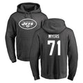 CAdoa NY.Jets #71 Josh Myers Player Gray Pullover Hoodies Limited Game Stitched Jerseys