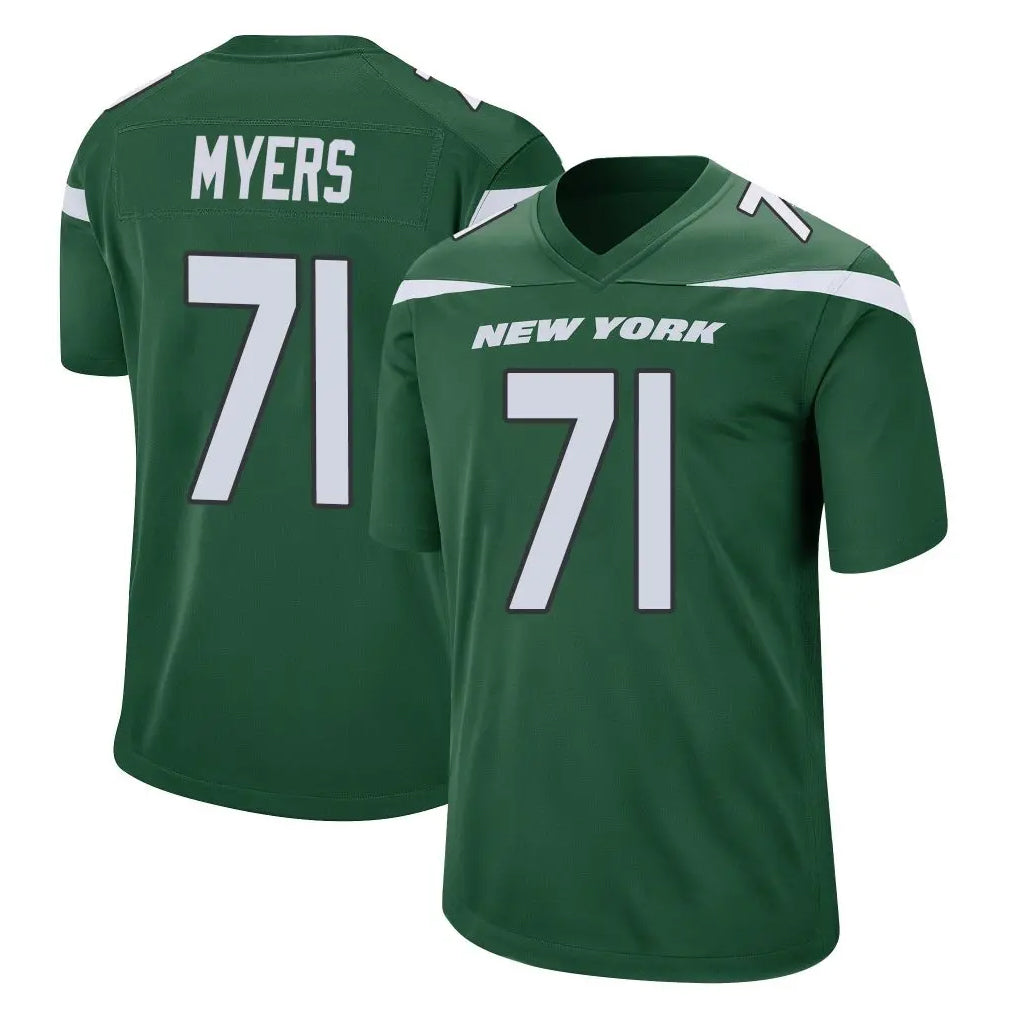 CAdoa NY.Jets #71 Josh Myers Player Green Home Game Stitched Jerseys