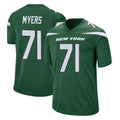 CAdoa NY.Jets #71 Josh Myers Player Green Home Game Stitched Jerseys