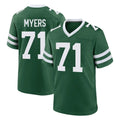 CAdoa NY.Jets #71 Josh Myers Player Green Legacy Home Game Stitched Jerseys