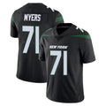 CAdoa NY.Jets #71 Josh Myers Player Stealth Black Limited Vapor Home Game Stitched Jerseys