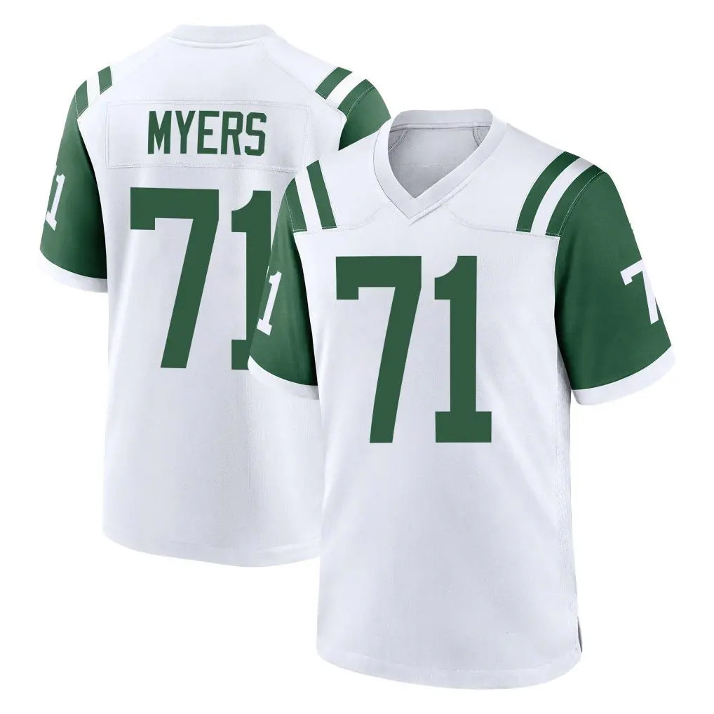 CAdoa NY.Jets #71 Josh Myers Player White Classic Home Game Stitched Jerseys