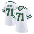 CAdoa NY.Jets #71 Josh Myers Player White Legacy Home Game Stitched Jerseys