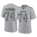 CAdoa NY.Jets #74 Olu Fashanu Player Gray Limited Atmosphere Fashion Home Game Stitched Jerseys