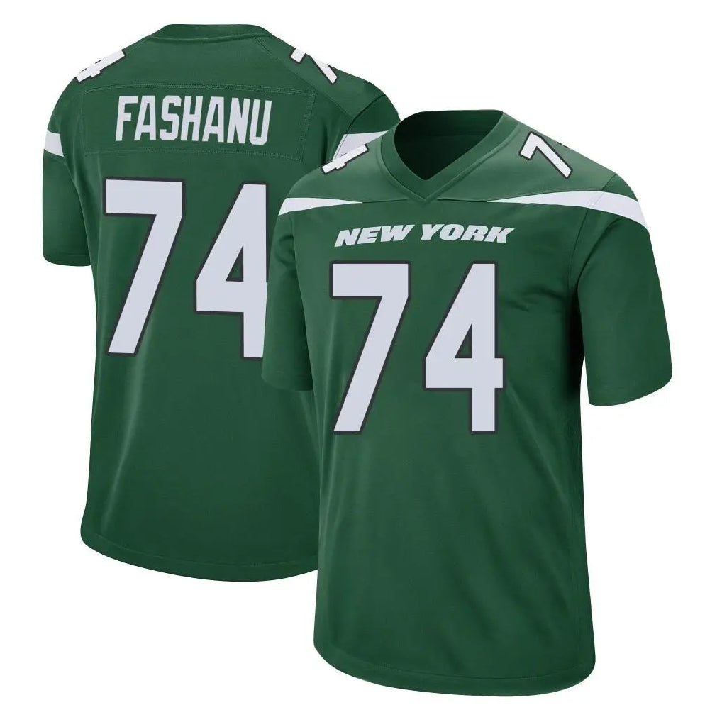 CAdoa NY.Jets #74 Olu Fashanu Player Green Home Game Stitched Jerseys