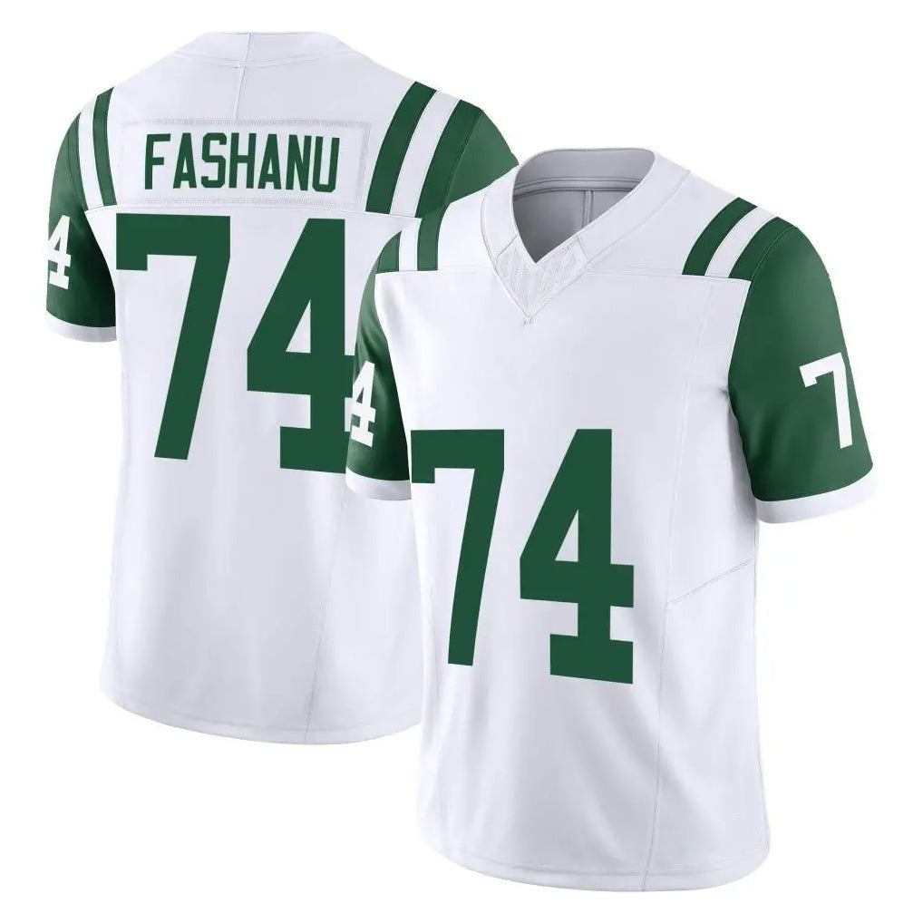 CAdoa NY.Jets #74 Olu Fashanu Player White Limited Classic Vapor F.U.S.E. Home Game Stitched Jerseys