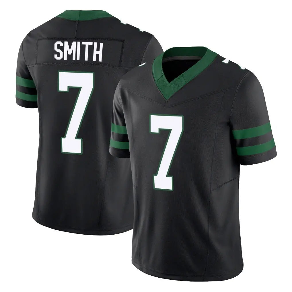 CAdoa NY.Jets #7 Geno Smith Player Black Limited Legacy Vapor F.U.S.E. Home Game Stitched Jerseys
