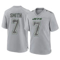 CAdoa NY.Jets #7 Geno Smith Player Gray Limited Atmosphere Fashion Home Game Stitched Jerseys