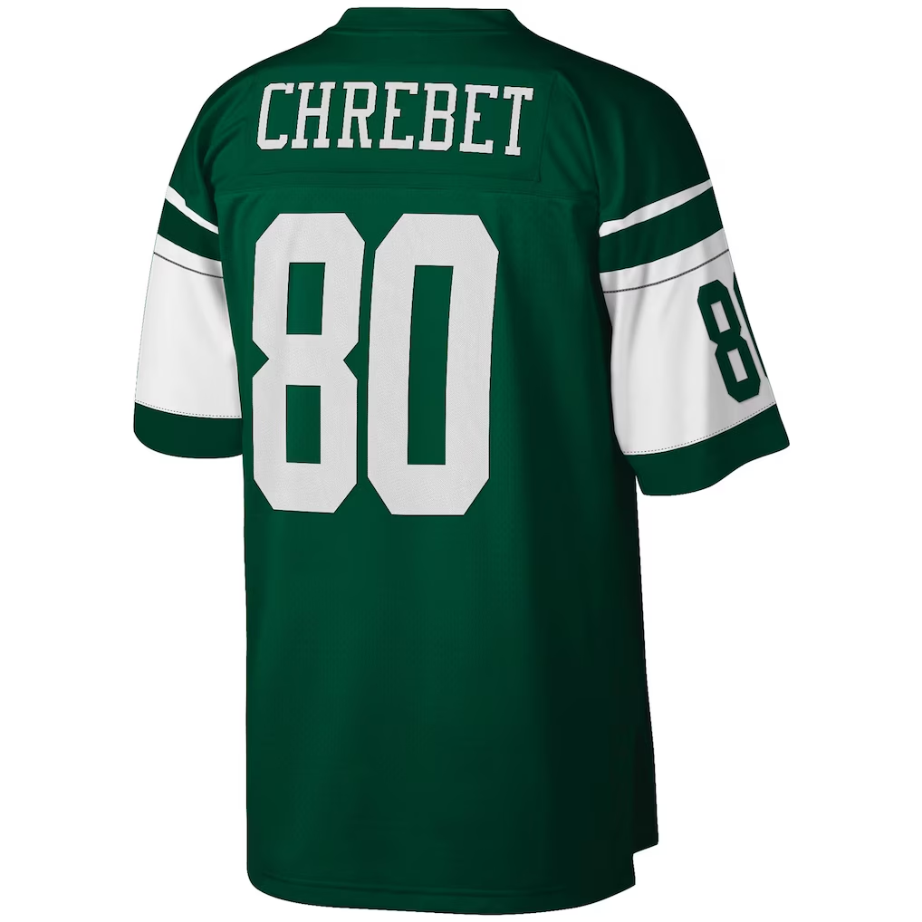 CAdoa NY.Jets #80 Wayne Chrebet Mitchell & Ness Green Legacy Replica Jersey