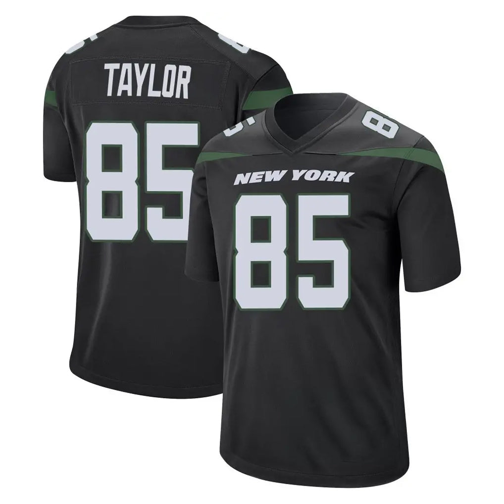 CAdoa NY.Jets #85 Mason Taylor Player Stealth Black Home Game Stitched Jerseys