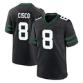 CAdoa NY.Jets #8 Andre Cisco Player Black Legacy Home Game Stitched Jerseys