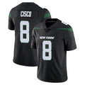 CAdoa NY.Jets #8 Andre Cisco Player Stealth Black Limited Vapor Home Game Stitched Jerseys