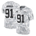 CAdoa NY.Jets #91 Jowon Briggs Player Arctic Camo Salute to Service Limited Game Stitched Jerseys