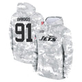 CAdoa NY.Jets #91 Jowon Briggs Player Arctic Camo Salute to Service Pullover Hoodies Limited Game Stitched Jerseys