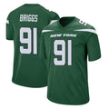 CAdoa NY.Jets #91 Jowon Briggs Player Green Home Game Stitched Jerseys