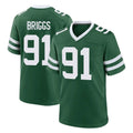 CAdoa NY.Jets #91 Jowon Briggs Player Green Legacy Home Game Stitched Jerseys