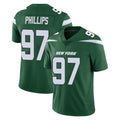 CAdoa NY.Jets #97 Harrison Phillips Player Green Limited Vapor Home Game Stitched Jerseys