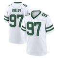CAdoa NY.Jets #97 Harrison Phillips Player White Legacy Home Game Stitched Jerseys