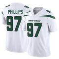 CAdoa NY.Jets #97 Harrison Phillips Player White Limited Vapor F.U.S.E. Home Game Stitched Jerseys
