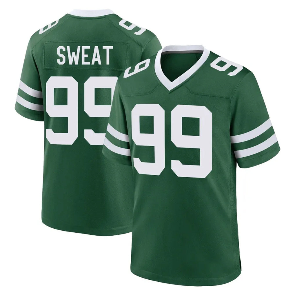 CAdoa NY.Jets #99 T'Vondre Sweat Player Green Legacy Home Game Stitched Jerseys