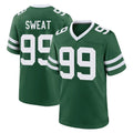 CAdoa NY.Jets #99 T'Vondre Sweat Player Green Legacy Home Game Stitched Jerseys
