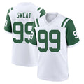 CAdoa NY.Jets #99 T'Vondre Sweat Player White Classic Home Game Stitched Jerseys