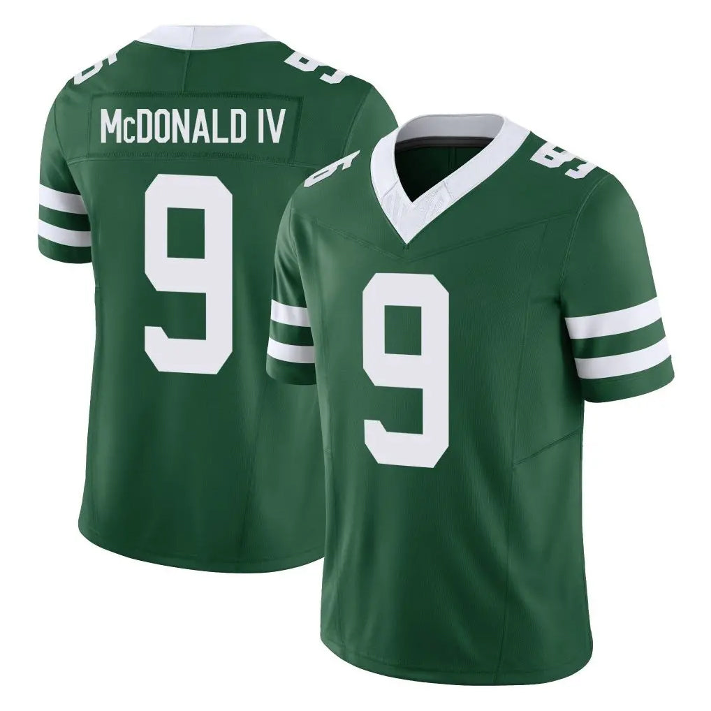 CAdoa NY.Jets #9 Will McDonald IV Player Green Legacy Limited Vapor F.U.S.E. Home Game Stitched Jerseys