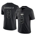CAdoa NY.Jets #9 Will McDonald IV Player Stealth Black Limited Reflective Home Game Stitched Jerseys