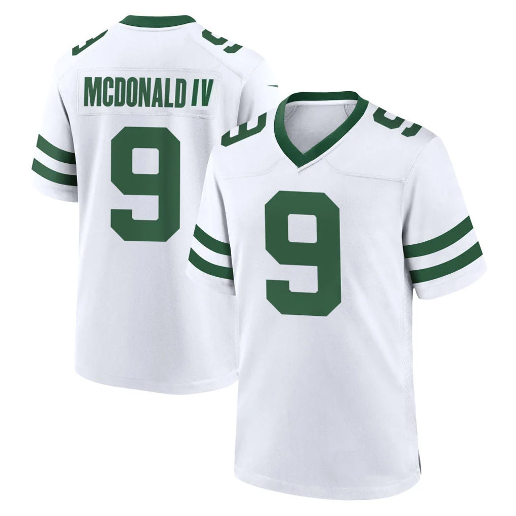 CAdoa NY.Jets #9 Will McDonald IV Player White Legacy Home Game Stitched Jerseys