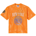 CAdoa NY.Knicks OVO x  Orange Mesh Football Fashion Jerseys